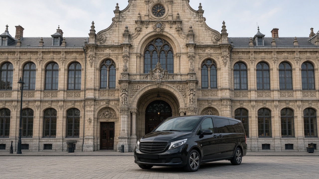 Façade de Lille-Flandres, van noir