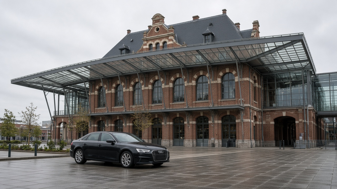 Façade de la gare de Valenciennes